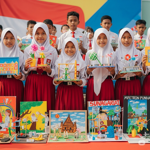 SD Harapan Bangsa Sukses Gelar Peringatan Hari Pendidikan Nasional dengan Berbagai Karya Kreatif Siswa